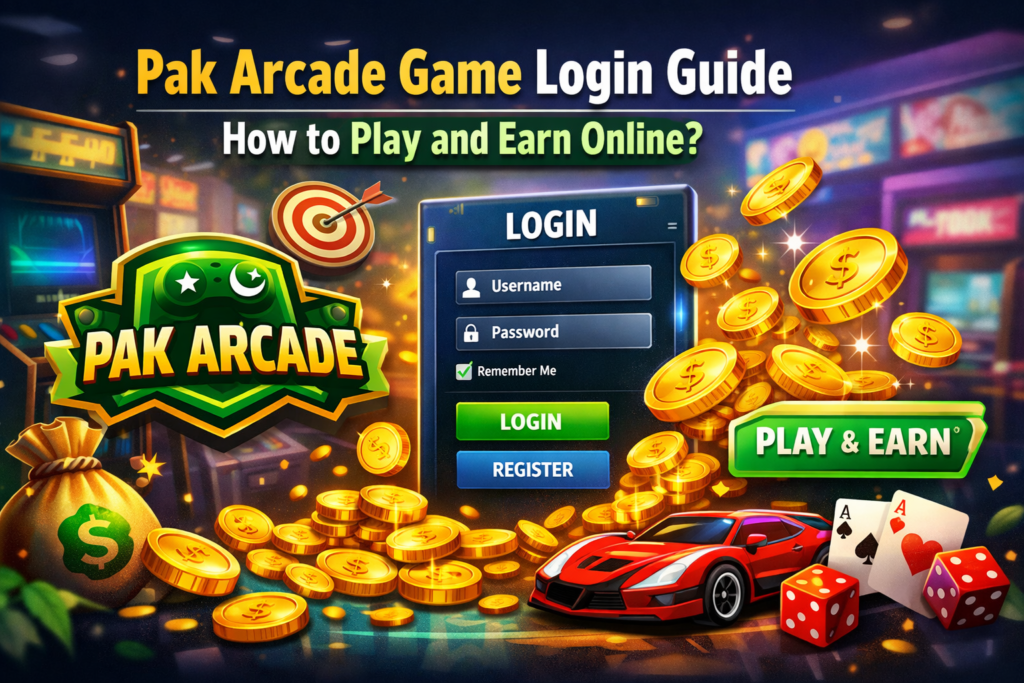 Pak Arcade Game Login